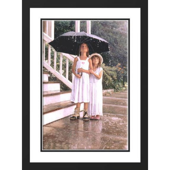 Shelter for the Heart 20x23 Framed and Double Matted Art Print by Hanks, Steve