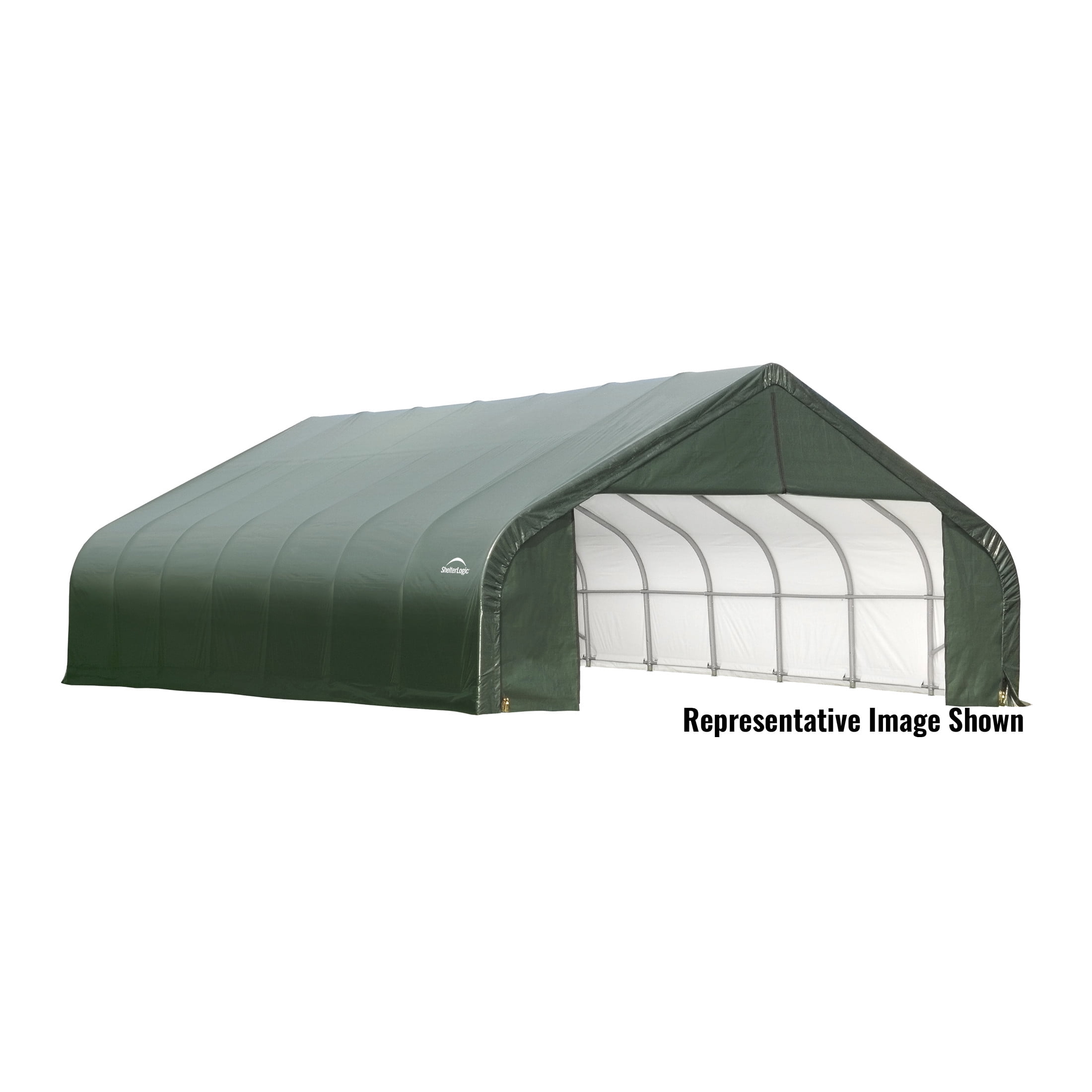 ShelterCoat 28 x 24 ft. Garage Peak Green STD - Walmart.com