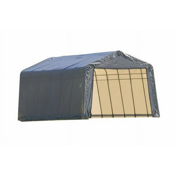 Shelterlogic ShelterCoat 13'x24' Peak Shelter, Grey