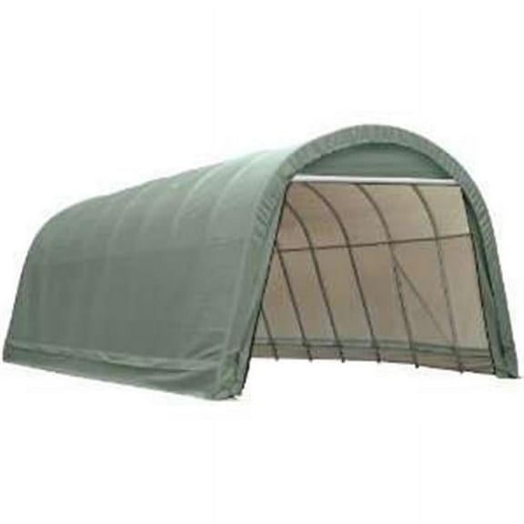 ShelterLogic 14x24'x12' Round Style Shelter in Green