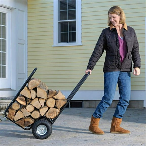 ShelterLogic 90490 Haul It Log Cart with Premium Steel Frame Material