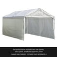 thumbnail image 1 of ShelterLogic MaxAP 10’ x 20’ x 8’ Carport Enclosure Kit White (Frame & Canopy Not Included), 1 of 6