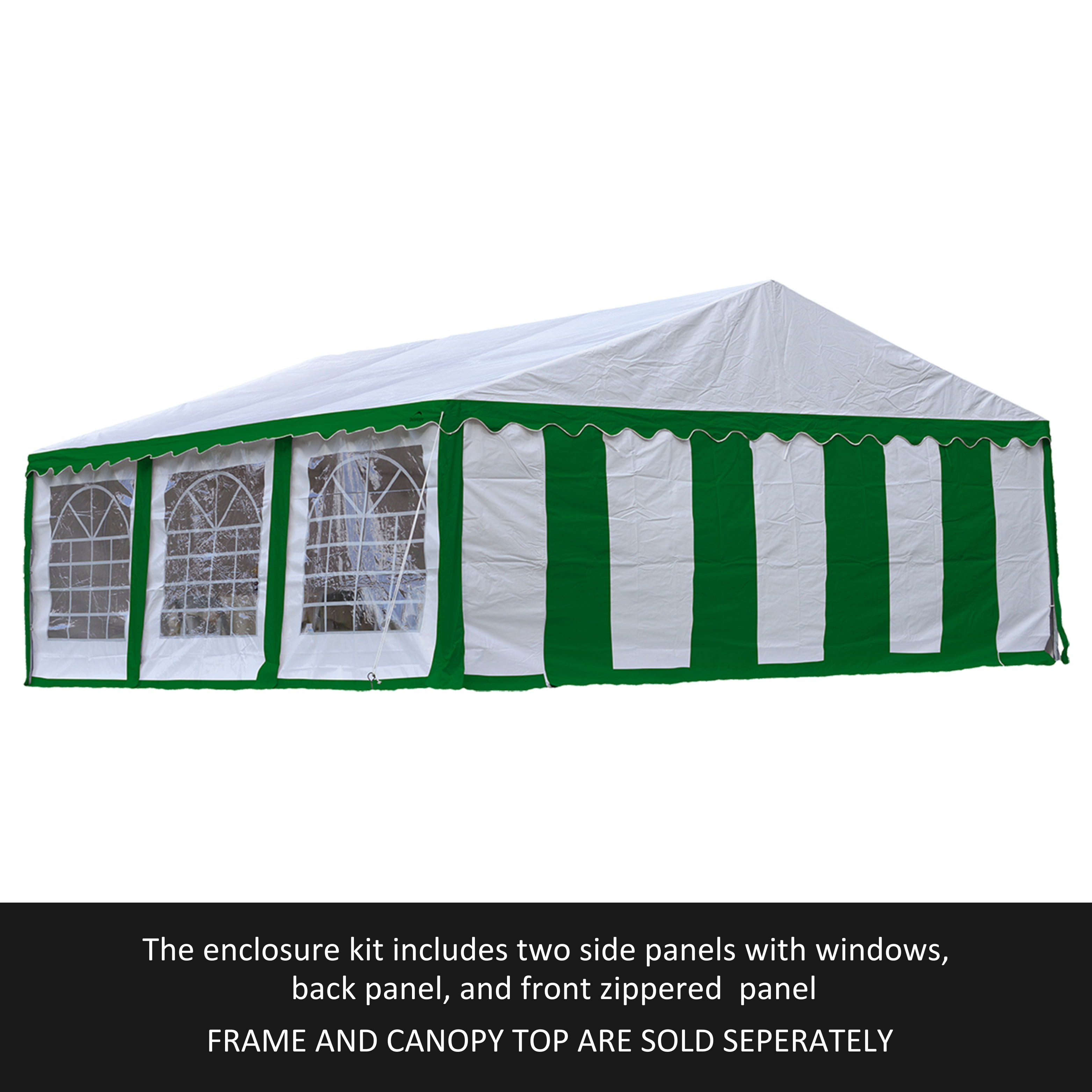 ShelterLogic Party Tent with Two Double Zipper Doors