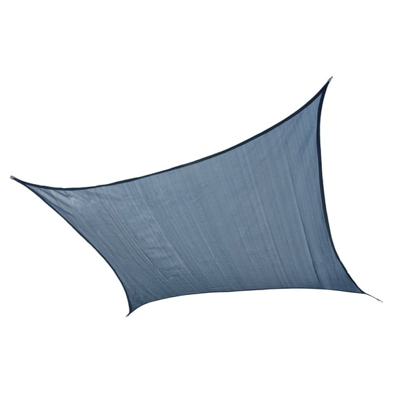 ShelterLogic Shade Sail Square, 16 ft. x 16 ft. x Heavyweight Sea Blue