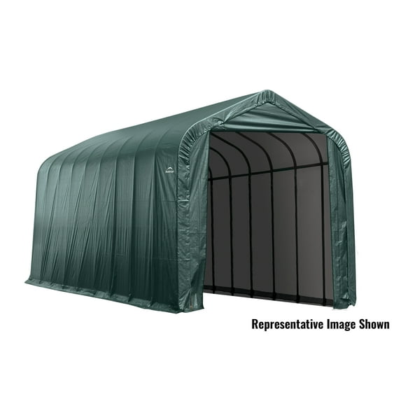 ShelterLogic Sheltercoat 15' x 24' x 12' Green Carport