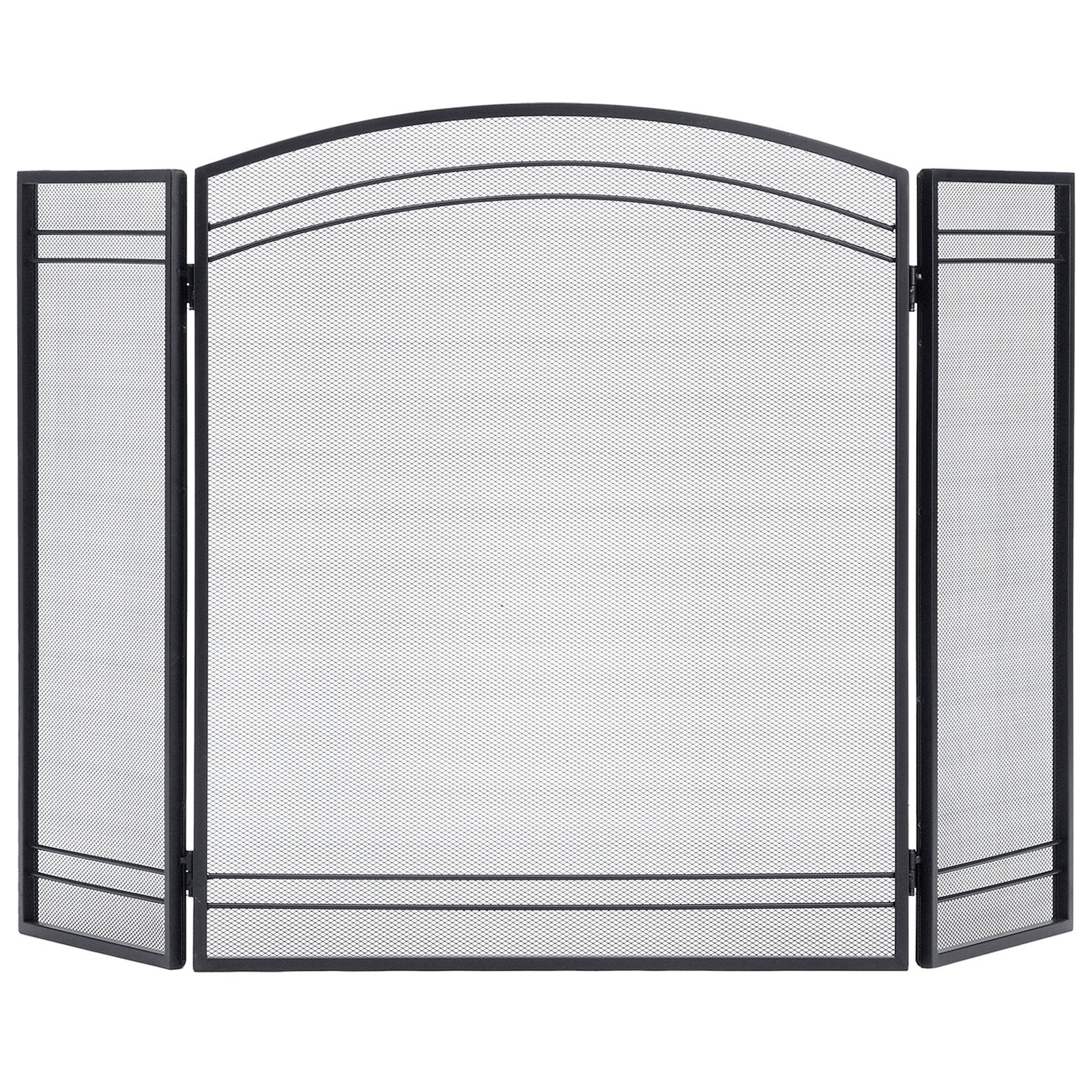 ShelterLogic Steel Classic Fireplace Screen, Black