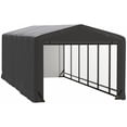 thumbnail image 1 of Sheltertube Wind And Snow-Load Rated Garage, 10X27X8 Grey, 1 of 12
