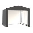 thumbnail image 1 of Sheltertube Wind And Snow-Load Rated Garage, 12X18X10 Grey, 1 of 12
