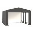 thumbnail image 1 of Sheltertube Wind And Snow-Load Rated Garage, 12X18X8 Grey, 1 of 12