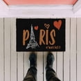 thumbnail image 1 of Evideco Black Paris Natural Coir Door Mat 24x16 Inches - Indoor Outdoor - Front Door Mat for Entryway, Porch, Patio, 1 of 8