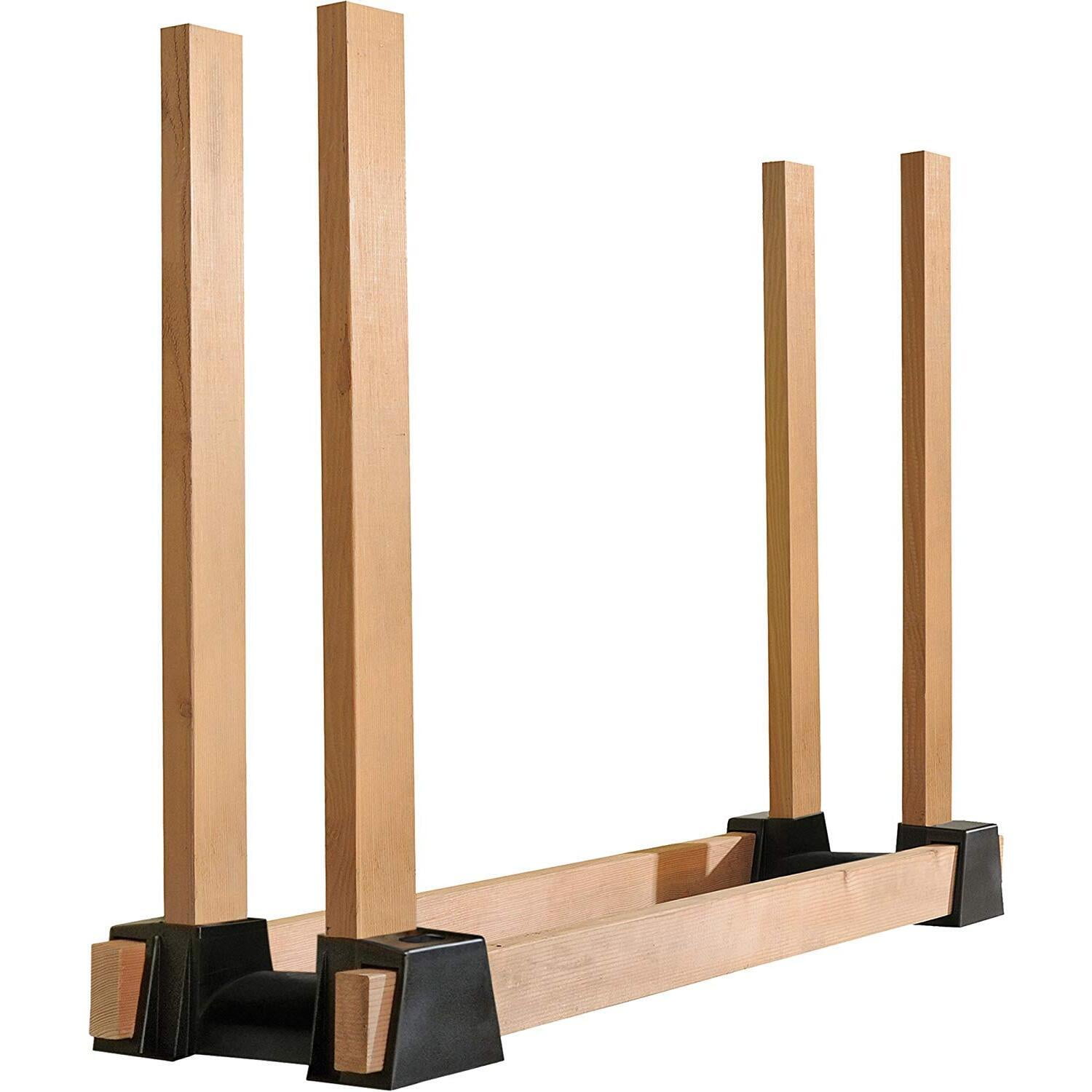 ShelterLogic Adjustable Plastic Firewood Rack Brackets ShelterLogic Adjustable Plastic Firewood Rack Brackets