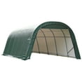 thumbnail image 1 of Shelterlogic ShelterCoat Garage, 12' x 20' x 8' ft, Round Style Green, Fabric, 1 of 11