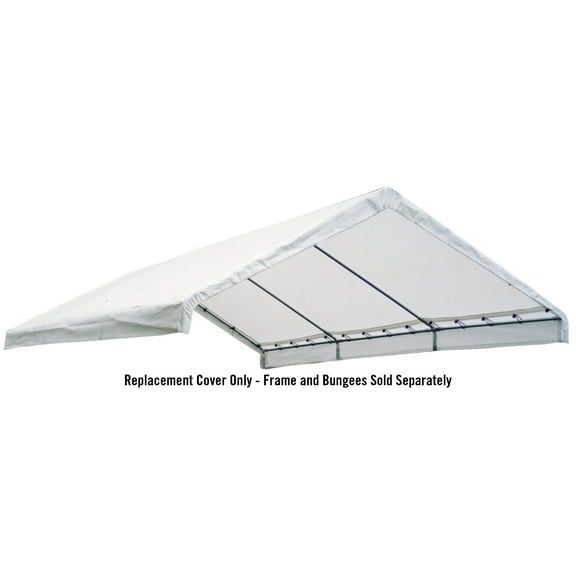 Shelterlogic Supermax All Purpose Outdoor 18' X 20' Canopy Replacement Cover Top (Frame Not Included)