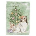 thumbnail image 1 of Christmas Sheltie Shetland Sheepdog Flag Garden Size, 1 of 3