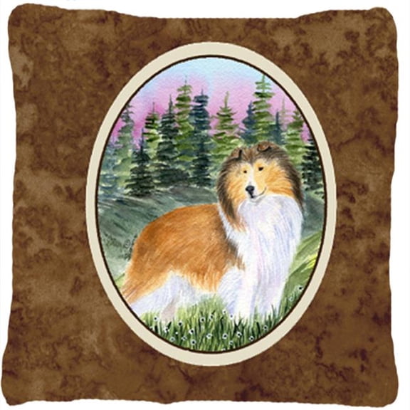 Sheltie Decorative Indoor & Outdoor Fabric Pillow