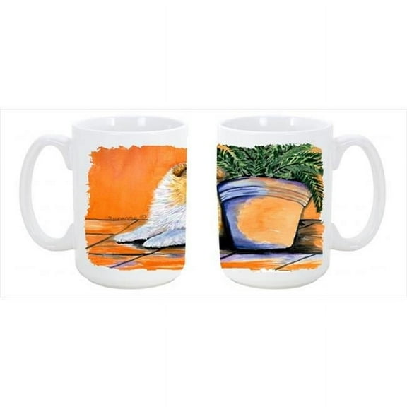 Sheltie Dishwasher Safe Microwavable Ceramic Coffee Mug 15 oz.