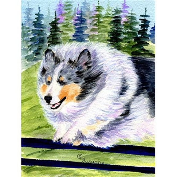 Sheltie Flag - Garden Size