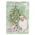 thumbnail image 1 of Christmas Sheltie Shetland Sheepdog Merle Flag Garden Size, 1 of 3