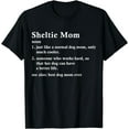 thumbnail image 1 of Sheltie Mom Definition Funny Shetland Sheepdog Dog Owner T-Shirt, 1 of 4