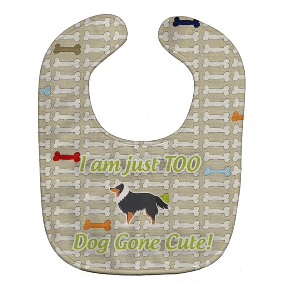 Sheltie/Shetland Sheepdog Dog Gone Cute Baby Bib