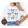 thumbnail image 1 of Sheltie Toile Bow Shirt, Cute Shetland Sheepdog Shirt, Coquette Bow Sheltie Shirt, Sheltie Dog Mom TShirt, Sheltie Lover , Herding Dogs All Size S-5Xl, 1 of 4