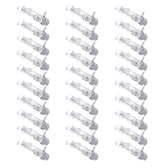 ULTNICE 30pcs Shelf Support Pegs for Cabinets Transparent Plastic Locking Support Easy to Install