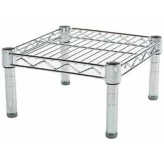 Shelving Inc. 10" d x 18" w x 6" h Chrome Wire Shelving with 1 Tier Shelf, Weight Capacity 800lbs Per Shelf