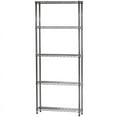 thumbnail image 1 of Shelving Inc. 10"d x 24"w x 96"h Chrome Wire Shelving with 5 Shelves, 1 of 6