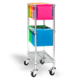 thumbnail image 1 of Shelving Inc. 12"d x 18"w x 40"h 2-Tier File Cart, Weight Capacity 600 lbs, Evenly Distributed, 1 of 5