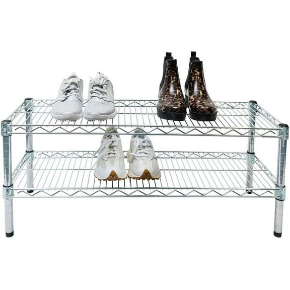 Shelving Inc. 12" d x 36" w x 14" h Shoe Rack, Weight Capacity 800lbs Per Shelf