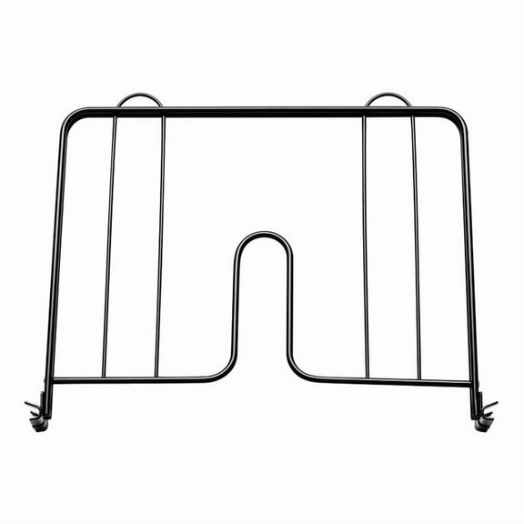 Shelving Inc. 12"d x 9"h Black Dividers for Wire Shelving, 4 Count