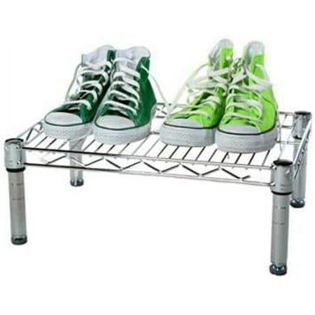 Shelving Inc. 14" d x 18" w Chrome Wire Shelving with 1 Tier Shelf, Weight Capacity 800lbs Per Shelf