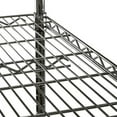 Shelving Inc. 14" d x 48" w Chrome Wire Shelving with 2 Tier Shelves