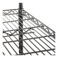 Shelving Inc. 18" Triangle Corner Wire Shelving with 4 Tier Shelves