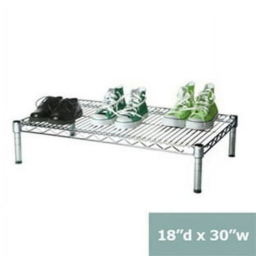 Shelving Inc. 18" d x 30" w Chrome Wire Shelving with 1 Shelf