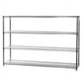 thumbnail image 1 of Shelving Inc. 18" d x 72" w x 64" h Chrome Wire Shelving with 4 Shelves, 1 of 5
