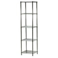 thumbnail image 1 of Shelving Inc. 21"d x 21"w x 72"h Chrome Wire Shelving with 5 Tier Shelves, Weight Capacity 800lbs Per Shelf, 1 of 5