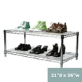 thumbnail image 1 of Shelving Inc. 21"d x 36"w x 14"h Chrome Wire Shelving with 2 Tier Shelves, Weight Capacity 800lbs Per Shelf, 1 of 1