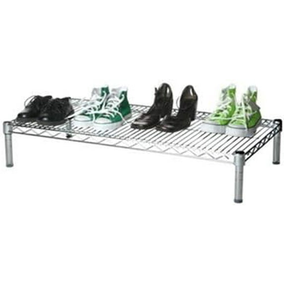 Shelving Inc. 24"d x 36"w Chrome Wire Shelving with 1 Tier Shelf, Weight Capacity 800lbs Per Shelf