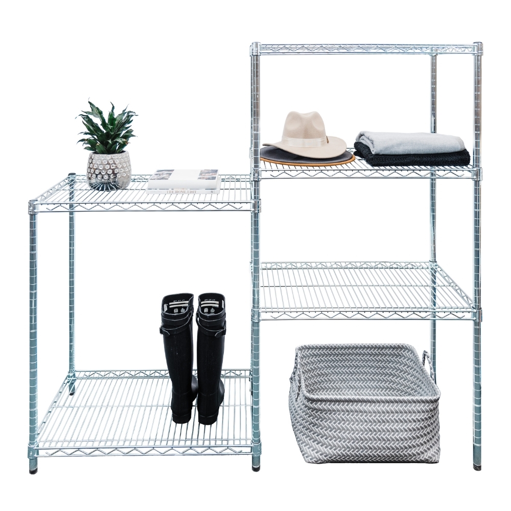 Shelving Inc. 5Tier Staggered Entryway Shelving