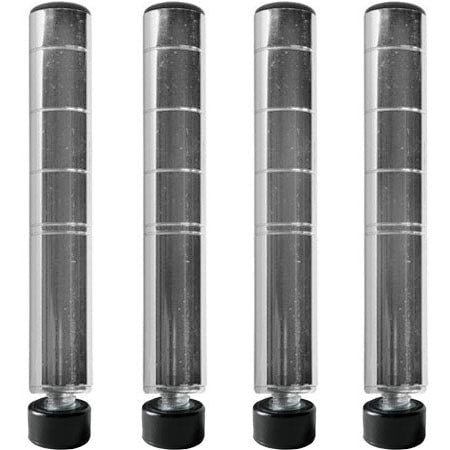 Shelving Inc. 6" h Chrome Wire Shelving Posts, 4 Count