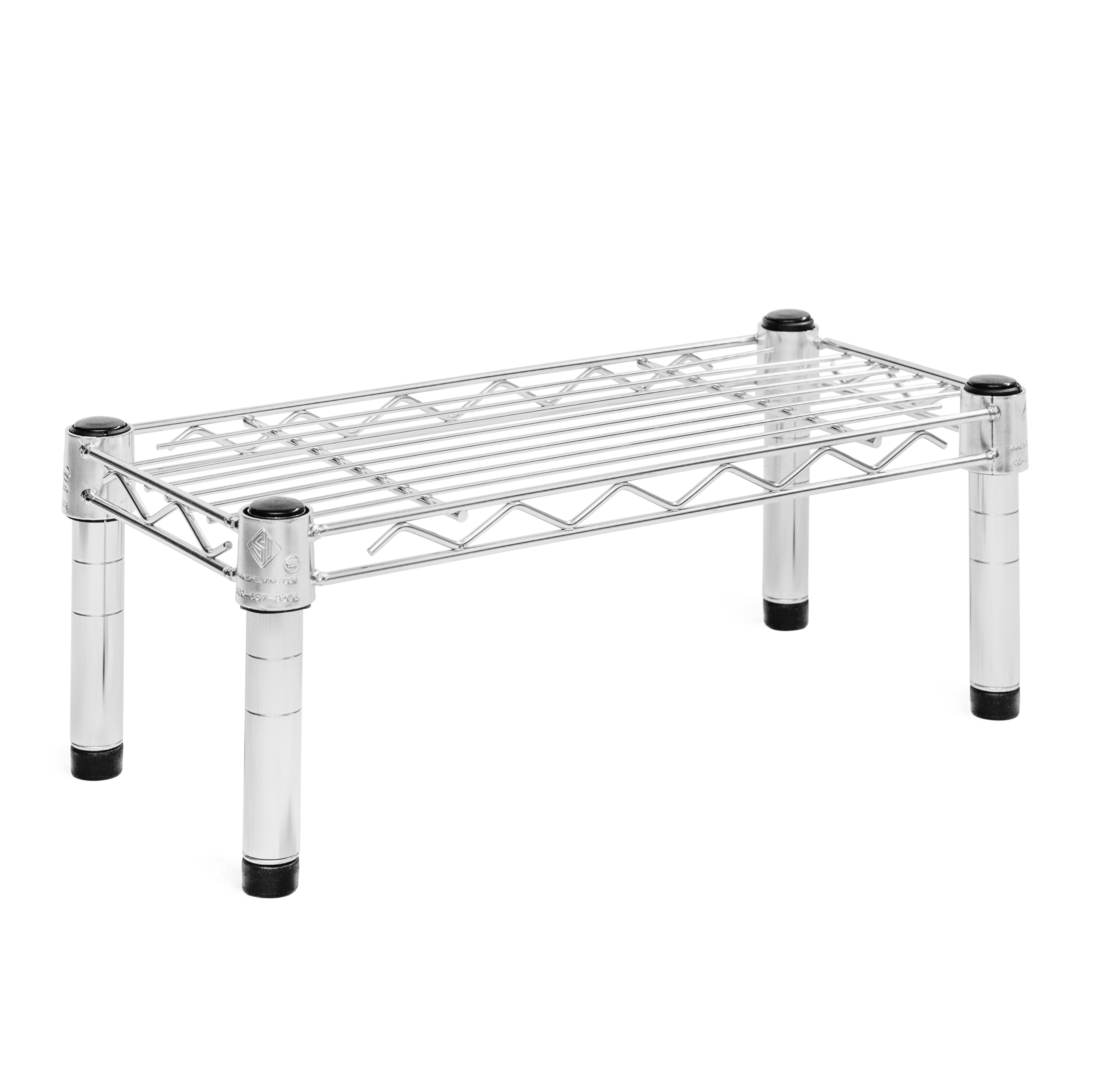 Shelving Inc. 8" d x 18" w Chrome Wire Shelving with 1 Tier Shelf