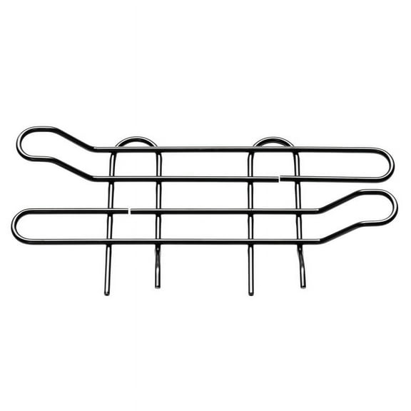 Shelving Inc. 8"w x 4"h Black Ledge for Wire Shelving, 4 Count