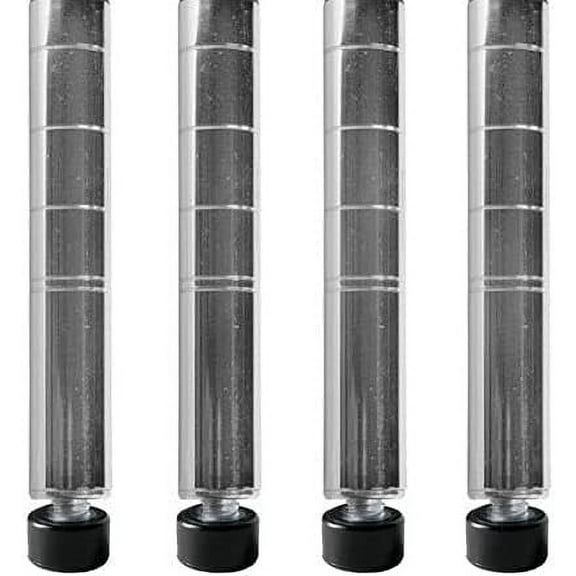 Shelving Inc. 84" h Chrome Wire Shelving Posts, 4 Count