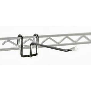 Wire shelves with hooks deals