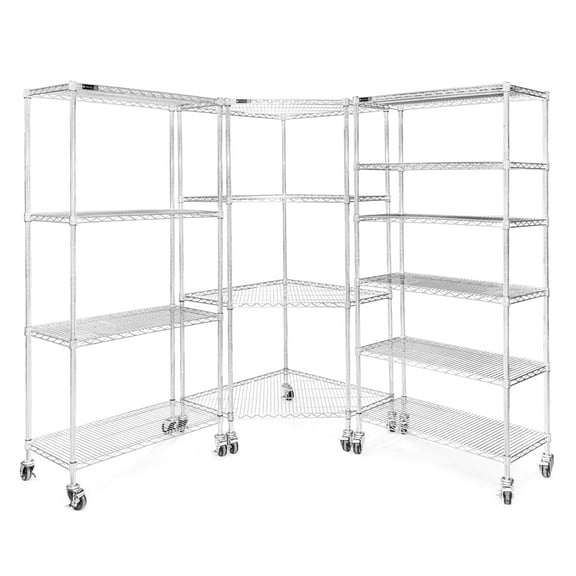 Shelving Inc. Mobile Corner Storage System