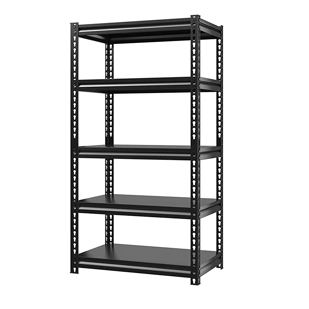 Shelving Unit, 5Tier Wire Storage Shelf with Ample Storage, Adjustable
