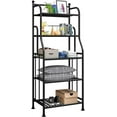 Shelving Unit Bakers Rack Metal Storage Shelves Laundry Shelf Organizer