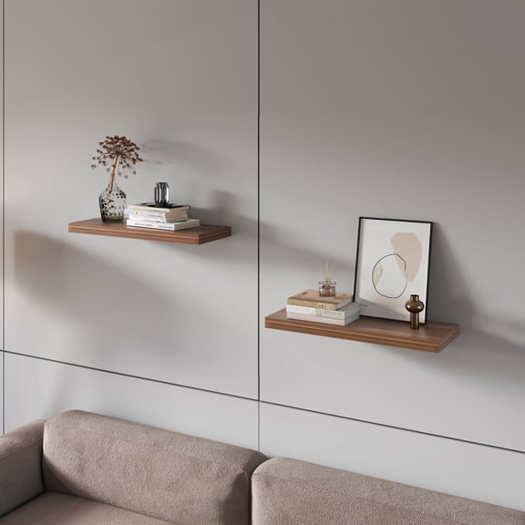 Shelving Units, Walnut Floating Shelf, Walnut Display Shelves,Particle Board Metal Shelving Units, Furniture Primary Living Space Display, Shelving & Etageres