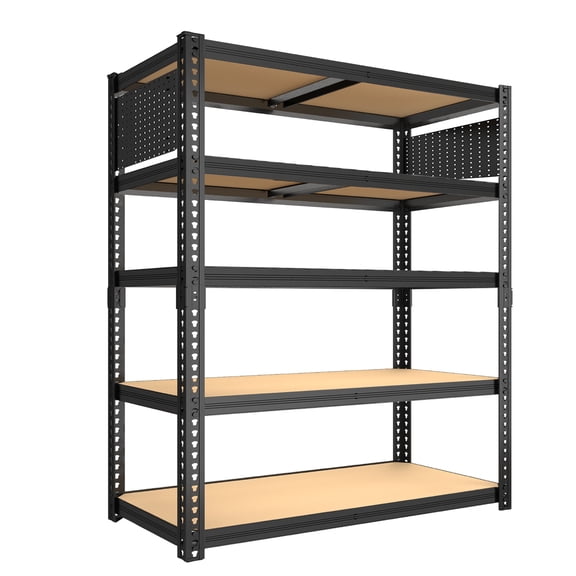 Shelving Units for Storage Basment Warehouse Pantry Closet, Black